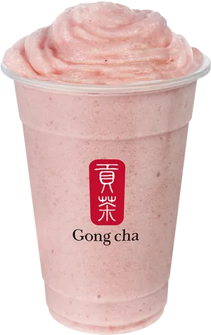 Gong Cha Pink Smoothie PNG image