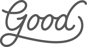 Good Coffee Logo Script Style PNG