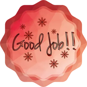 Good Job Appreciation Graphic PNG