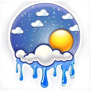 Goodnotes Weather Stickers Png 06282024 PNG image