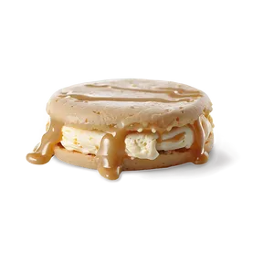 Gooey Caramel Ice Cream Sandwich Png 06212024 PNG image