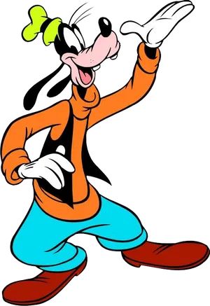 Goofy Character Pose PNG image