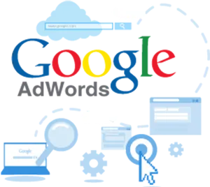 Google Ad Words Concept Illustration PNG image