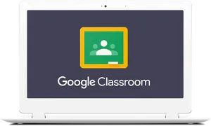 Google Classroom Laptop Screen