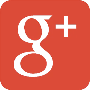 Google Plus Logo Red Background PNG image