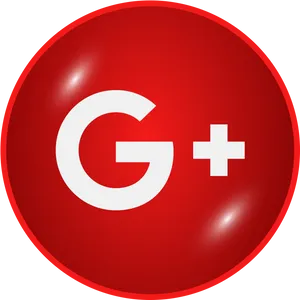 Google Plus Logo Red Background PNG image