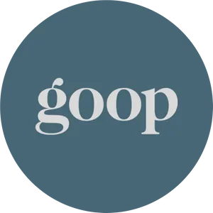 Goop Logoon Blue Circle PNG image