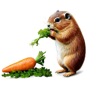 Gopher Eating Carrot Png 73 PNG image