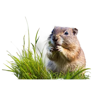 Gopher In Grassland Scene Png 06292024 PNG image