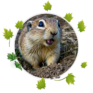 Gopher Popping Out Of Hole Png Hjp46 PNG image