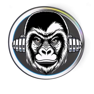 Gorilla Gym Fitness Logo Png Vro45 PNG image