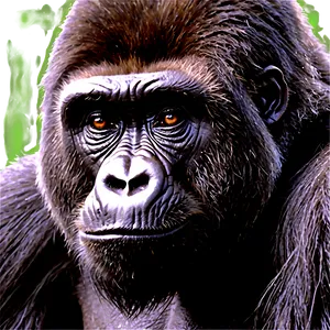 Gorilla In Jungle Png 05212024 PNG image