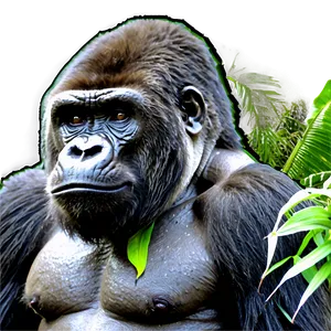Gorilla In Jungle Png 22 PNG image