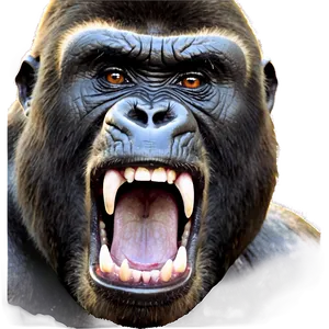 Gorilla In Rage Png Piq13 PNG image