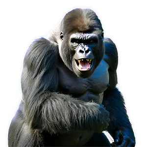 Gorilla On Rage Mode Png 53 PNG image