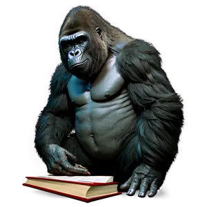 Gorilla Scientist Character Png 05212024 PNG image