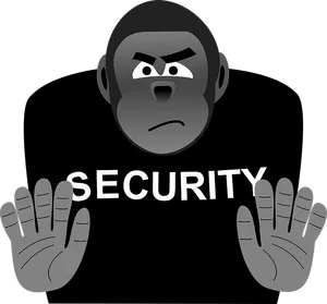Gorilla Security Graphic PNG image