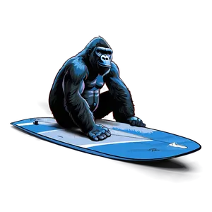 Gorilla Surfer Dude Png Nsg PNG image