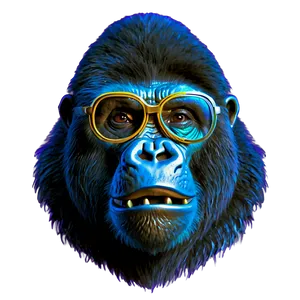 Gorilla Tag Fancy Glasses PNG 45