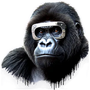 Gorilla Tag Glasses Art PNG 73