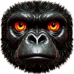 Gorilla With Angry Eyes Png 14 PNG image