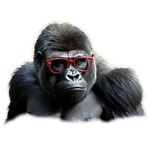 Gorilla With Cool Glasses Png Oss51 PNG image