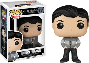 Gotham Bruce Wayne Funko Pop PNG image