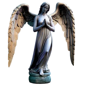 Gothic Angel Sculpture Png Qdi PNG image