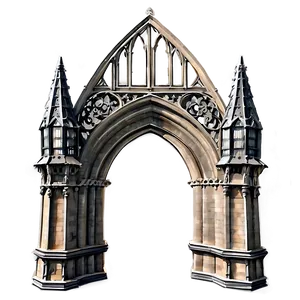 Gothic Architecture Drawing PNG Fcs55