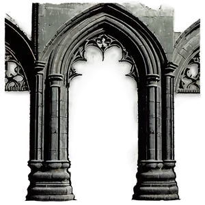 Gothic Architecture Drawing PNG Mps41