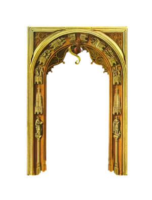 Gothic Archway Ornamentation PNG image