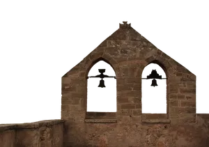 Gothic Bell Tower Architecture PNG image