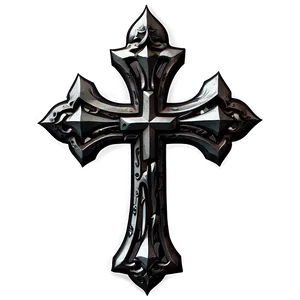 Gothic Black Cross Png Pao59 PNG image