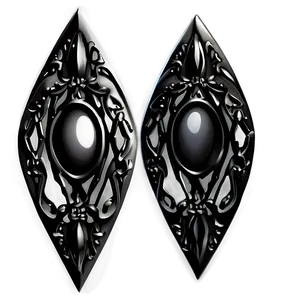 Gothic Black Design Png 06262024 PNG image