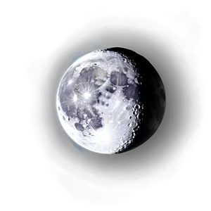 Gothic Black Moon PNG Feb81