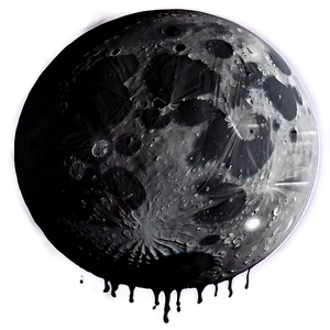 Gothic Black Moon Png Nib66 PNG image