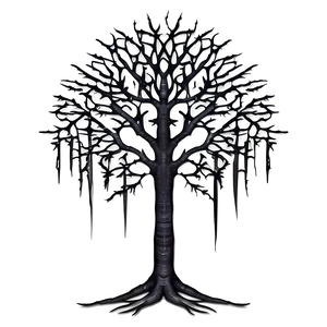 Gothic Black Tree Png 83 PNG image