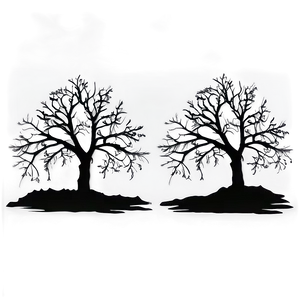 Gothic Black Trees Png 06292024 PNG image