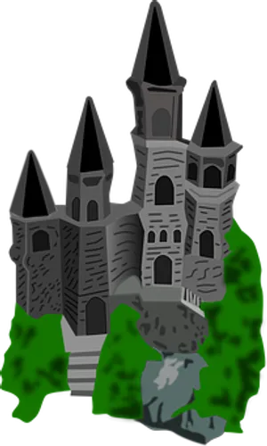 Gothic Castle Illustration