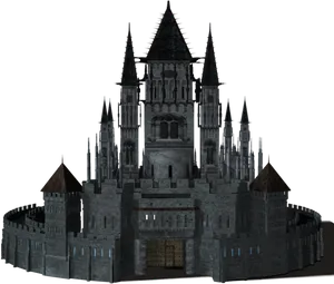 Gothic Castle Nighttime