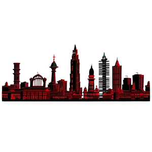 Gothic City Skyline PNG Fho PNG
