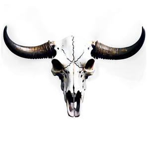 Gothic Cow Skull PNG Ppj