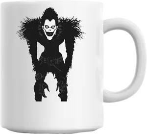 Gothic Creature Printed Mug PNG image