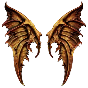 Gothic Demon Wings Png 06262024 PNG image