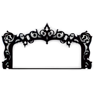 Gothic Fancy Frame PNG Kdh74 PNG