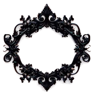 Gothic Frame Decoration PNG 76