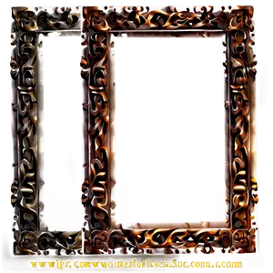 Gothic Frame Decoration PNG 87