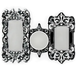 Gothic Frame For Artwork PNG Dhm