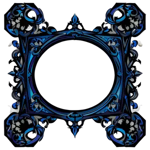 Gothic Frame Vector PNG Fbl