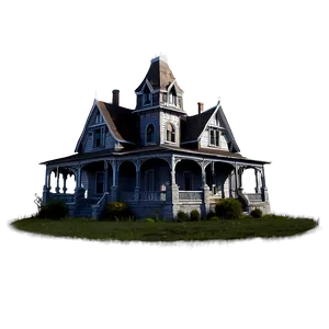 Gothic Haunted House PNG Dgf69